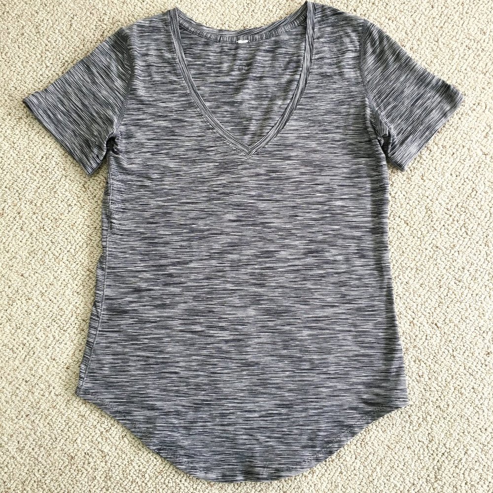 Lululemon Athletica Love V-neck tee, rounded hem